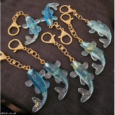 1 Really Cool Keyring Lucky Koi Carp Fish Keyring / Key Chain, UK