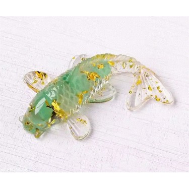 Lucky Koi Carp Fish Keyring / Key Chain, Hand Made