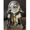 1 x Egyptian Resin Sphinx Bastet Cats Figurine Trio & Crystal Ball