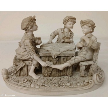 Regency Fine Arts "The Card Cheats" Mint Condition 19cm X 12cm - Rare