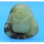 Buddha statue Pendant Collectable Old Chinese Natural Hetian Jade Hand carved