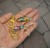 Lucky Koi Carp Fish Keyring / Key Chain, Hand Made in the UK