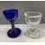 Antique Pair Of Glass Eye Baths Bristol Blue & Clear
